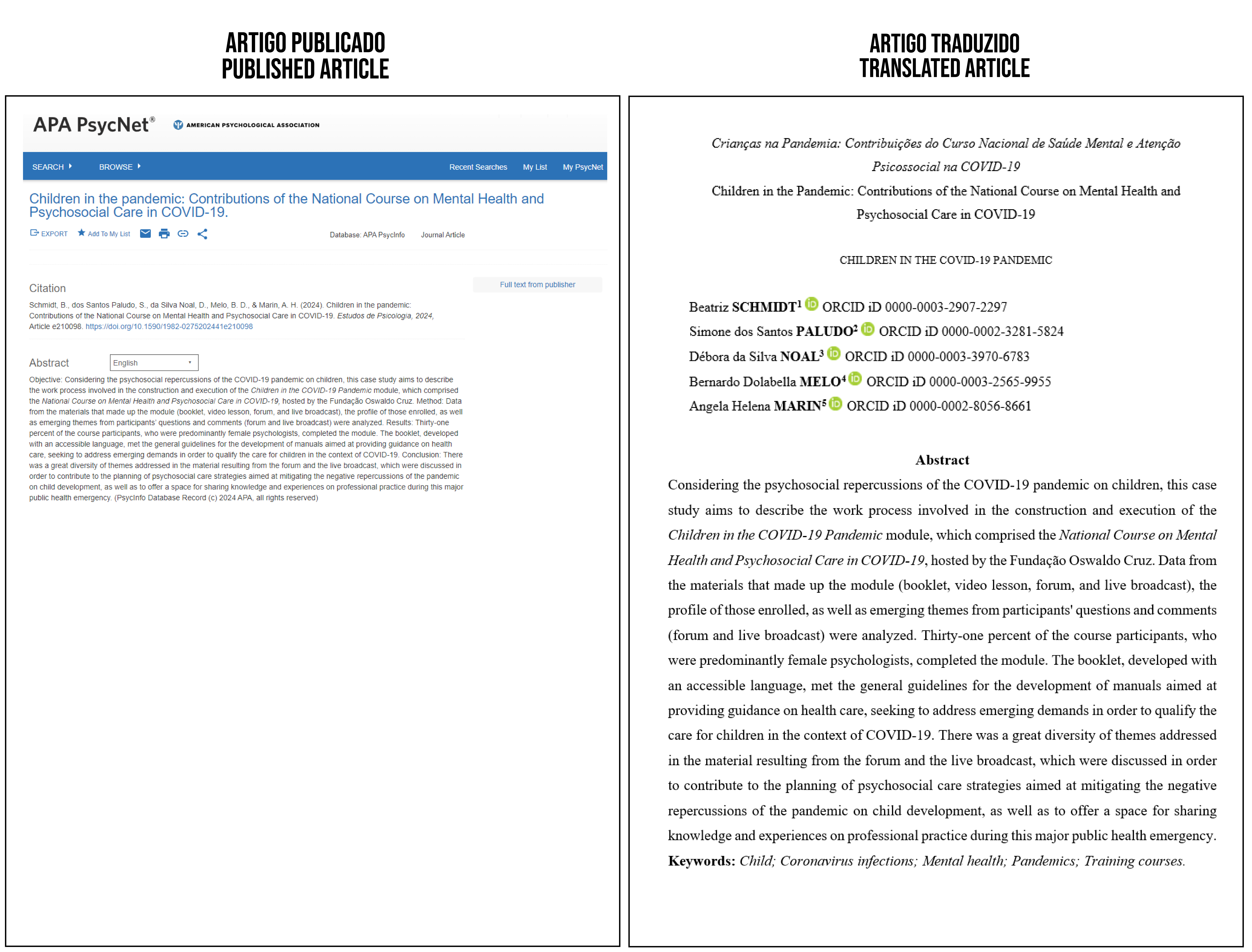 Sample of academic translation