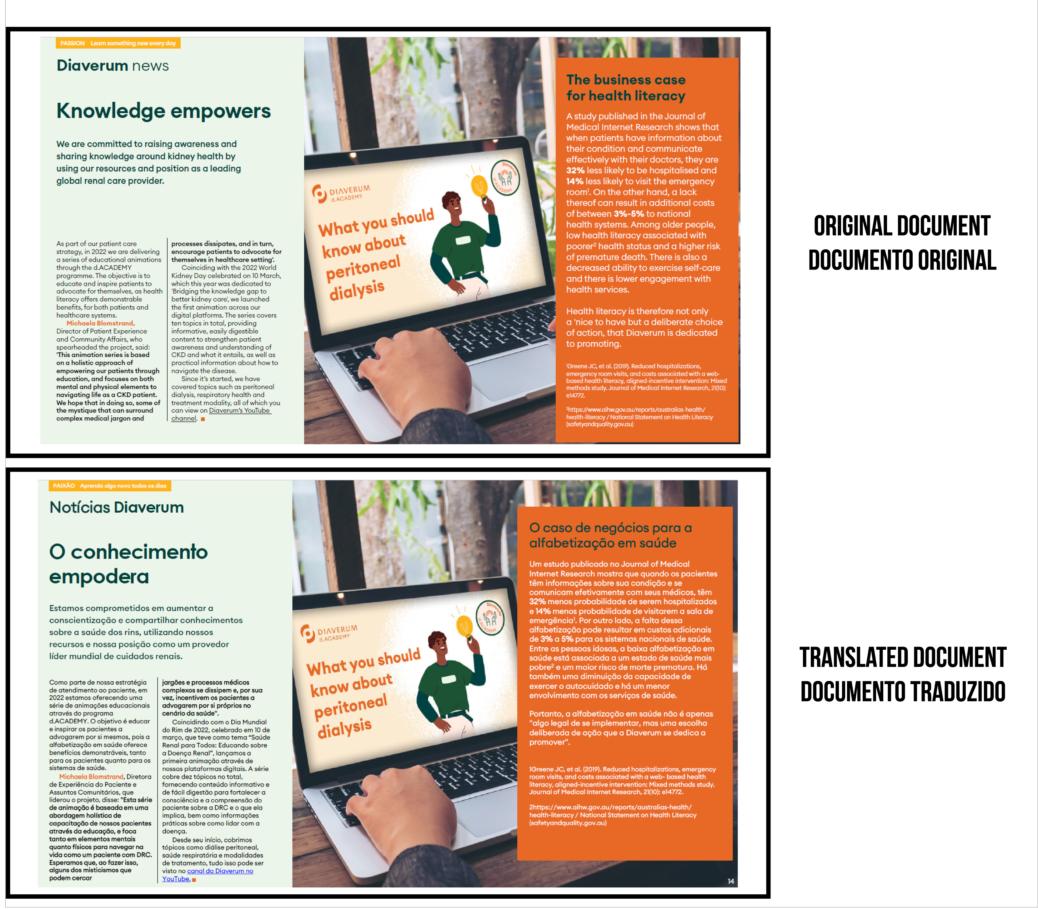 Sample of academic translation