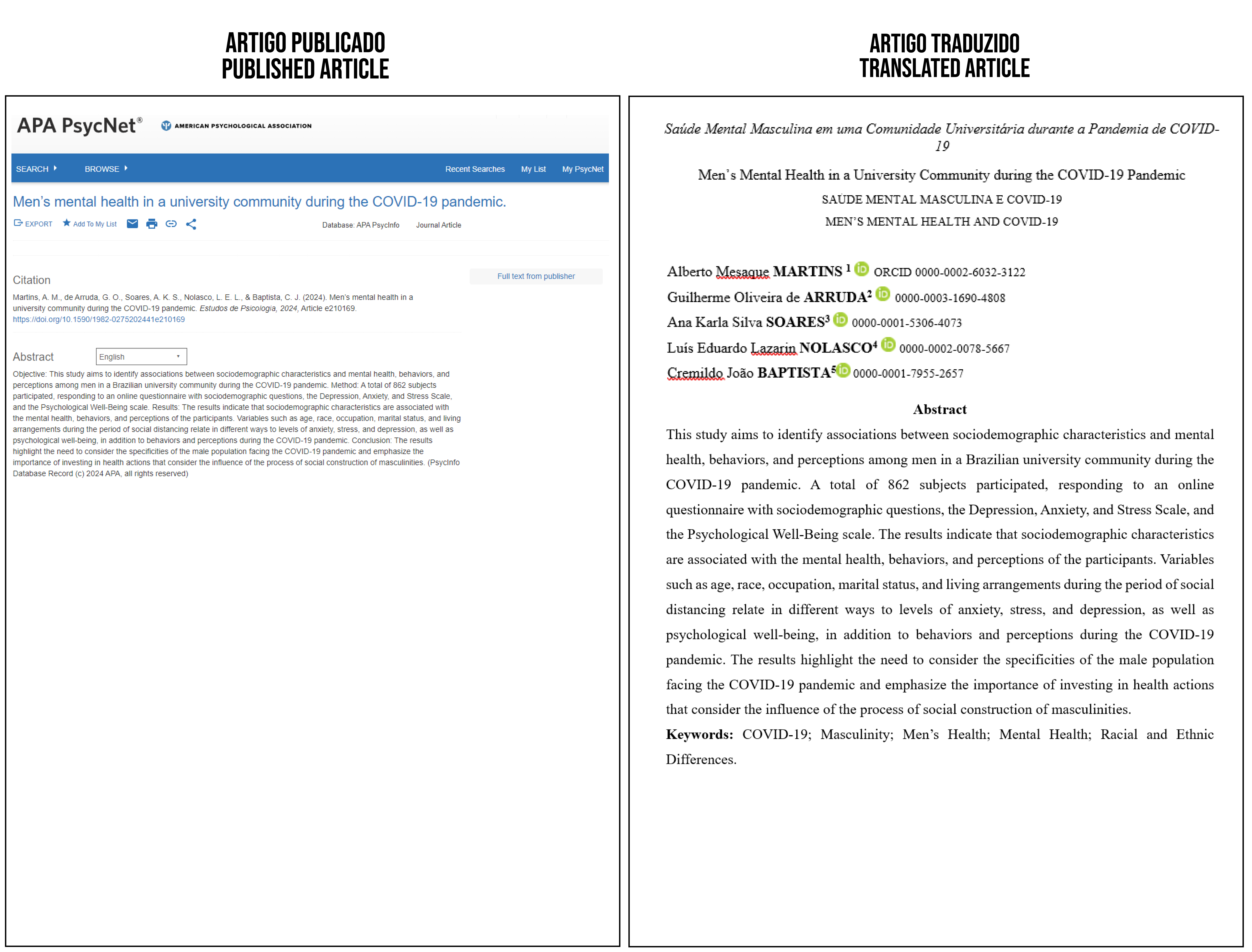 Sample of academic translation