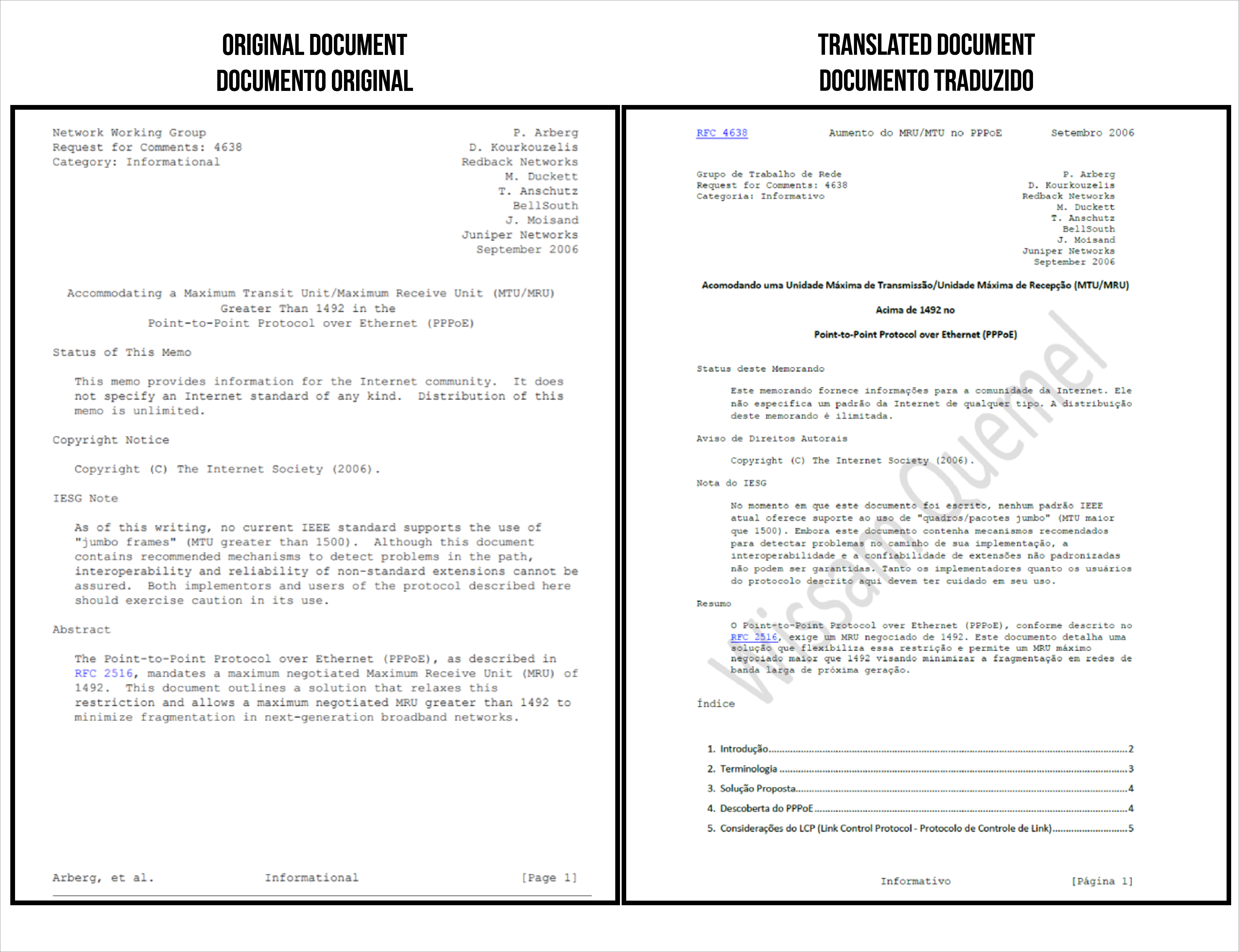 Sample of academic translation